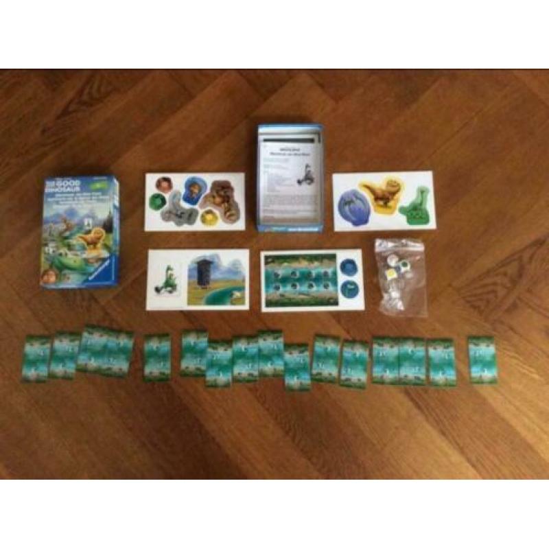 Avontuur bij de Dino rivier bordspel van Disney Pixar.