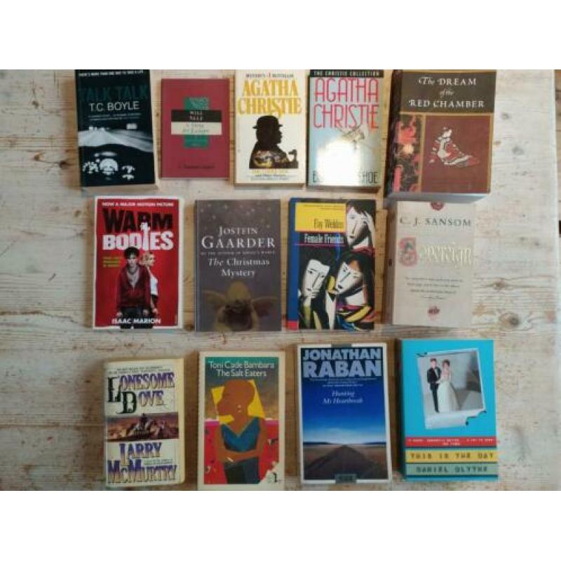 75 Engelstalige romans, o.a McEwan, Franzen, Tartt, Burton