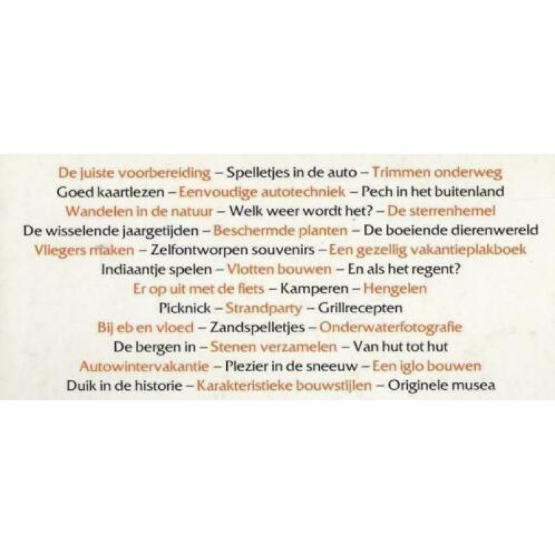 Het gezinsboek voor vrije tijd en vakantie