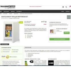 Schone A+ White Knight Mini vriezer werkt Uitstekend