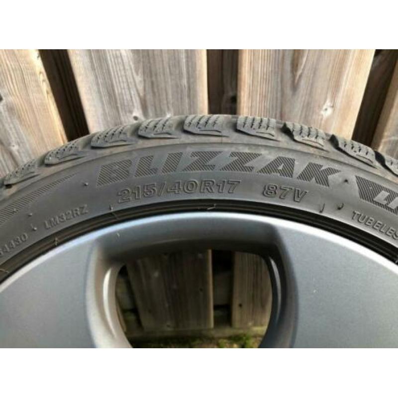 Velgen 17 inch Volkswagen Polo 6R GTI met Winterbanden