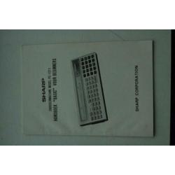 Sharp PC-1211 manual rekenmachine calculator