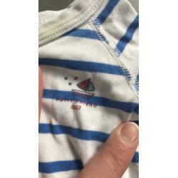 Petit Bateau overslagrompertje maat 56