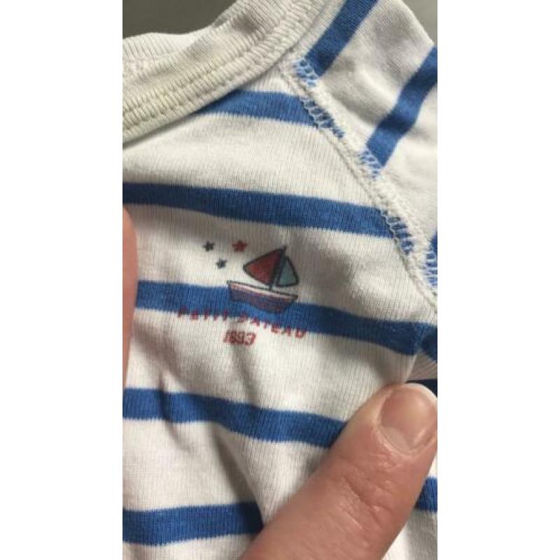 Petit Bateau overslagrompertje maat 56