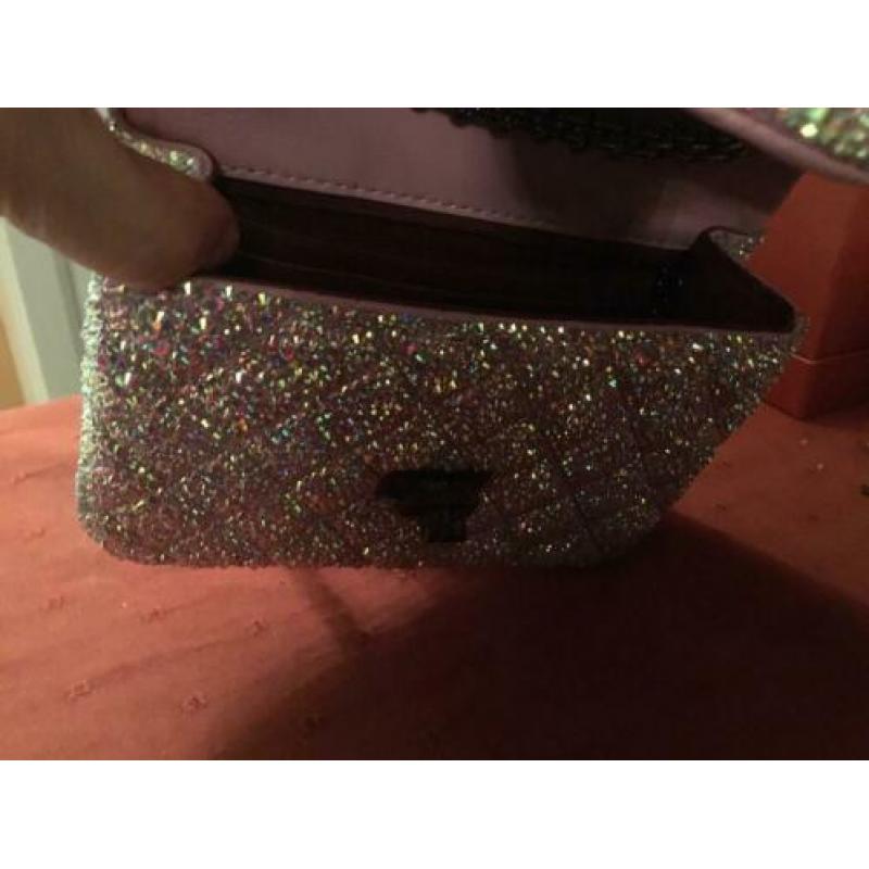 Zeer mooie 2.55 model tas met 25.000 swarovski steentjes