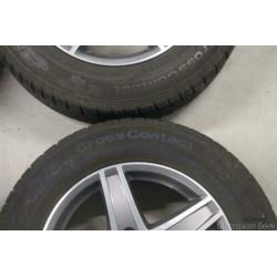 Mercedes GLK 17 inch velgen met Continentale winterbanden
