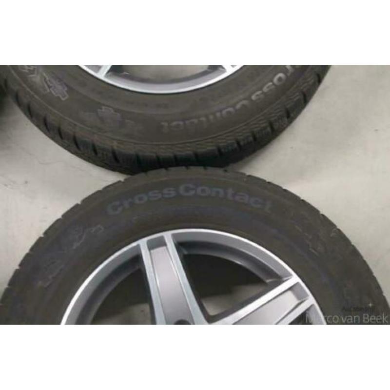 Mercedes GLK 17 inch velgen met Continentale winterbanden
