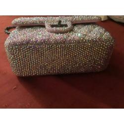 Zeer mooie 2.55 model tas met 25.000 swarovski steentjes
