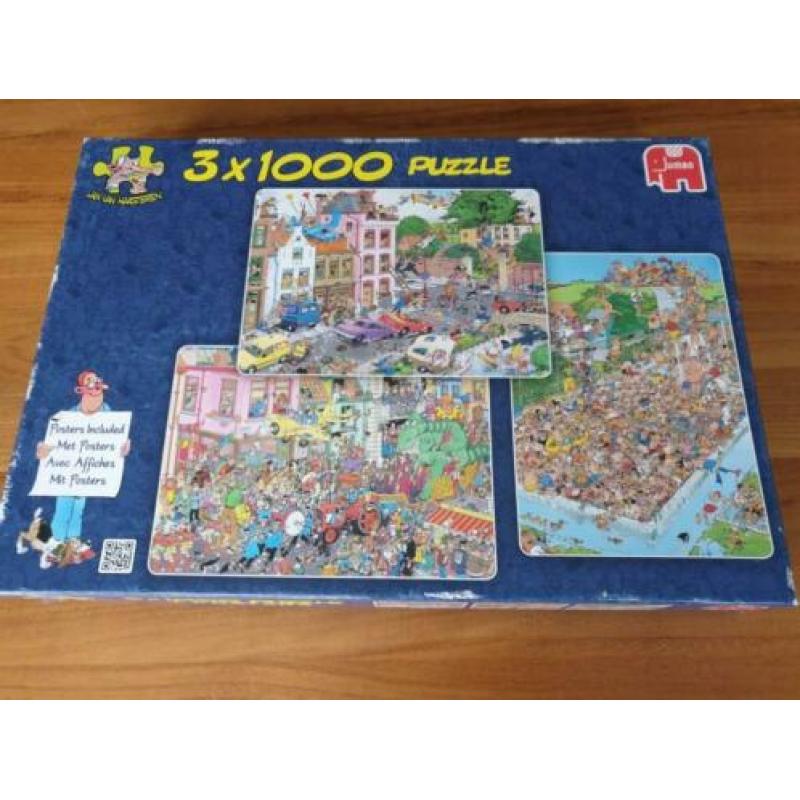 Jan van Haasteren 3 x 1000 stukjes