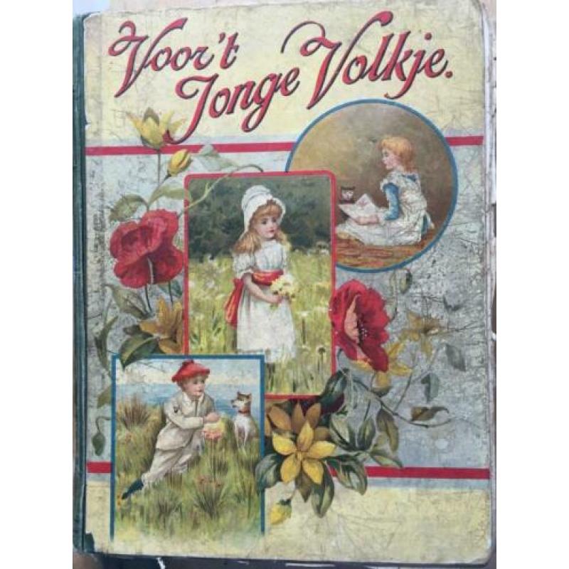 oude kinderboekjes voor 't jonge volkje