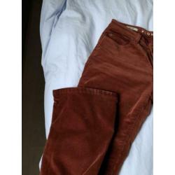 Florez flared ribbroek maat 28
