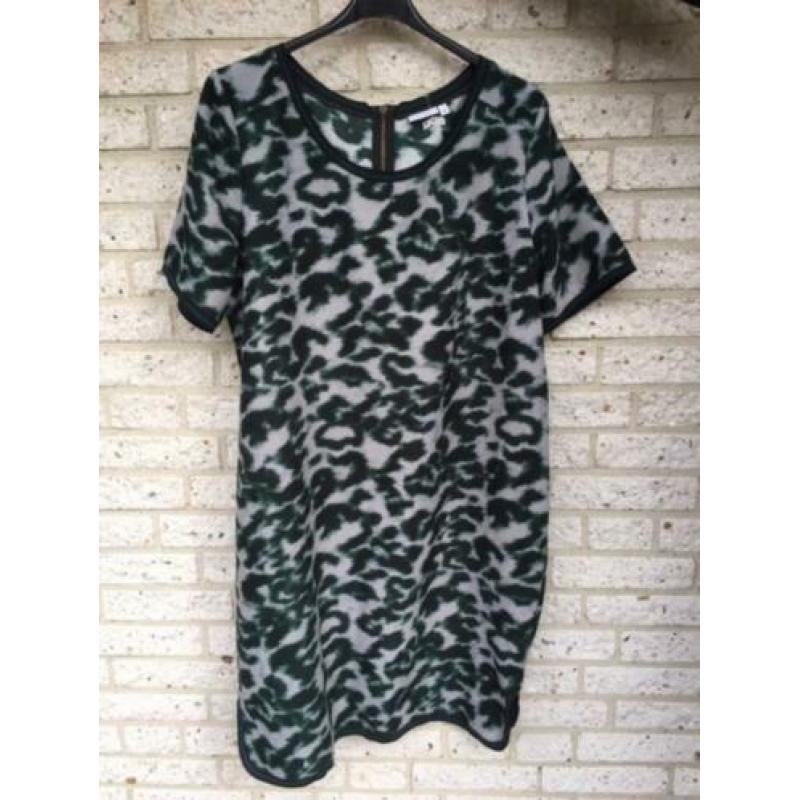 NIEUW! Hippe jurk met print, maat XL, merk Fransa