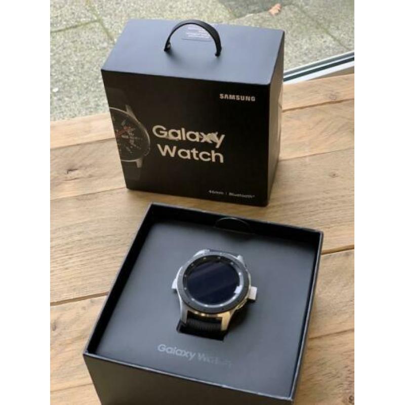 Samsung galaxy watch 46mm zilver zgan incl garantie