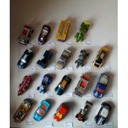 19 hot wheels auto's samen €12,50 apart €1 per stuk