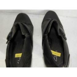 Zwarte Clarcks Pumps maat 40 hakje