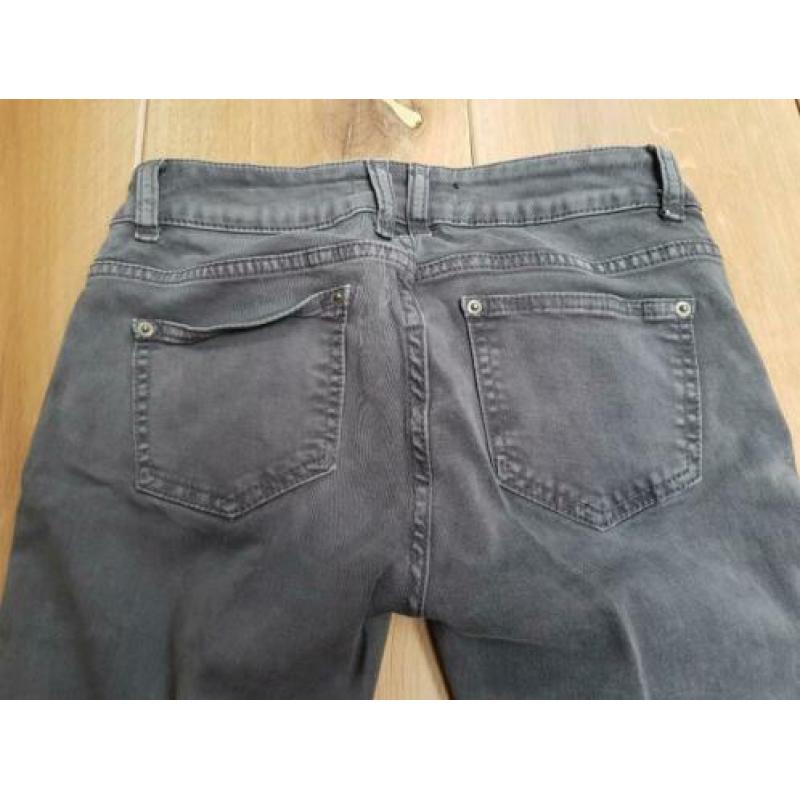 Mooie grijze bikerjeans, Seven Sisters, XS