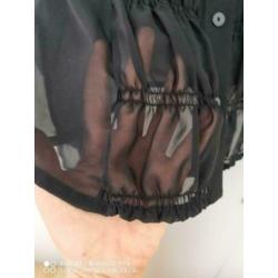 Betty Barclay mooie zwarte transparante blouse mt M NIEUW