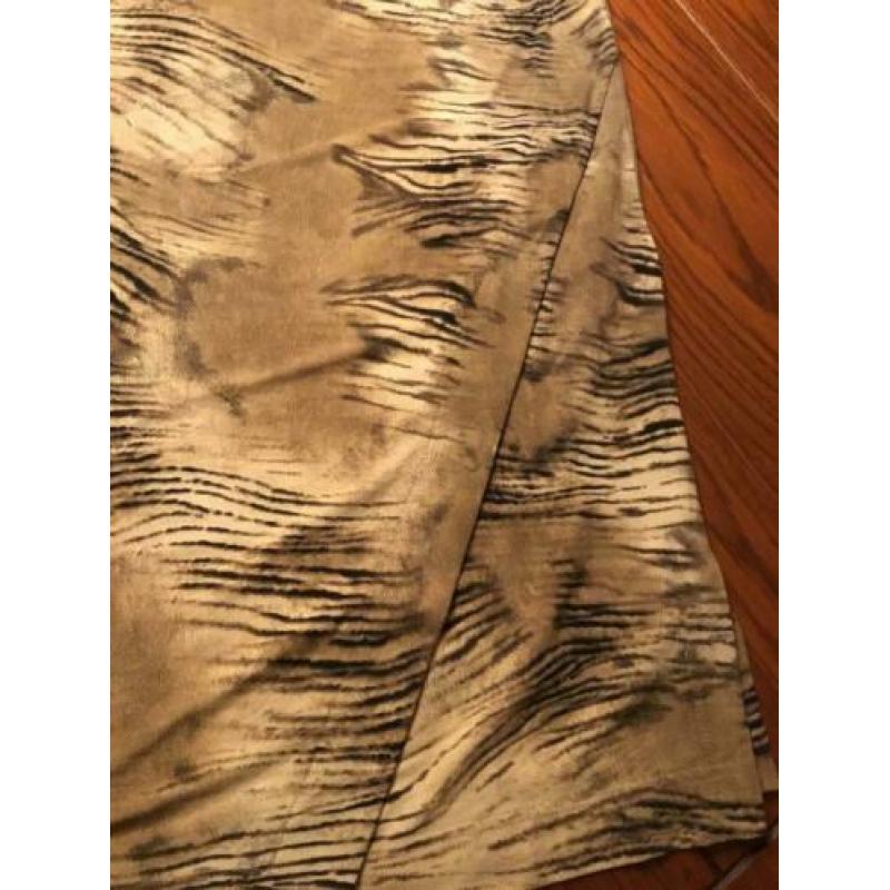 Tuniek met bijbehorende rok in dierprint