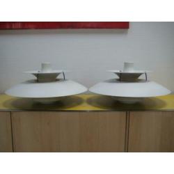 2x Vintage Louis Poulsen PH 5 lampen van Poul Henningsen