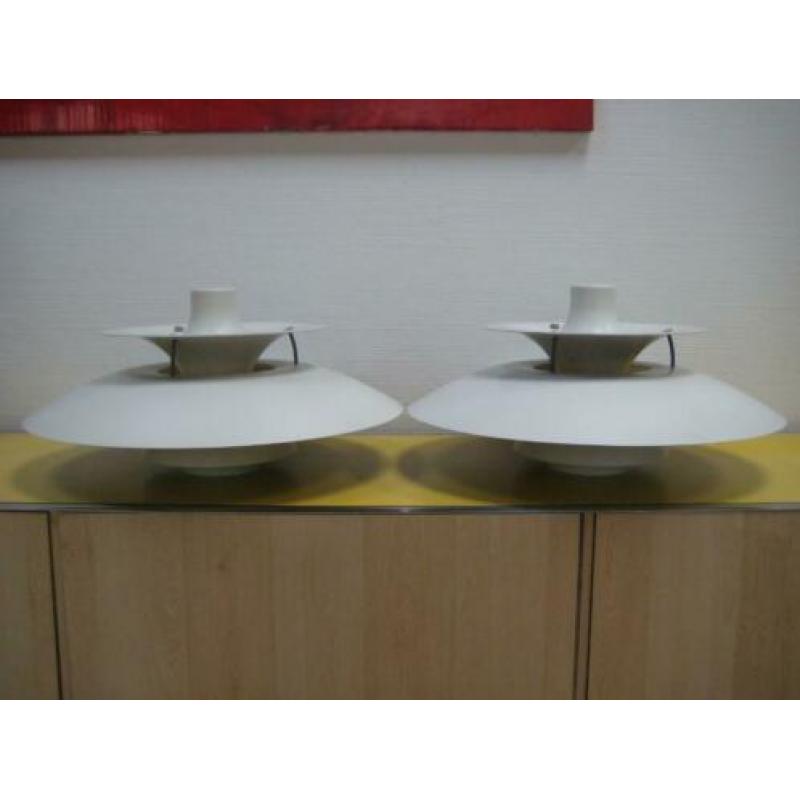 2x Vintage Louis Poulsen PH 5 lampen van Poul Henningsen