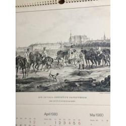 Militaria kalender uit 1980