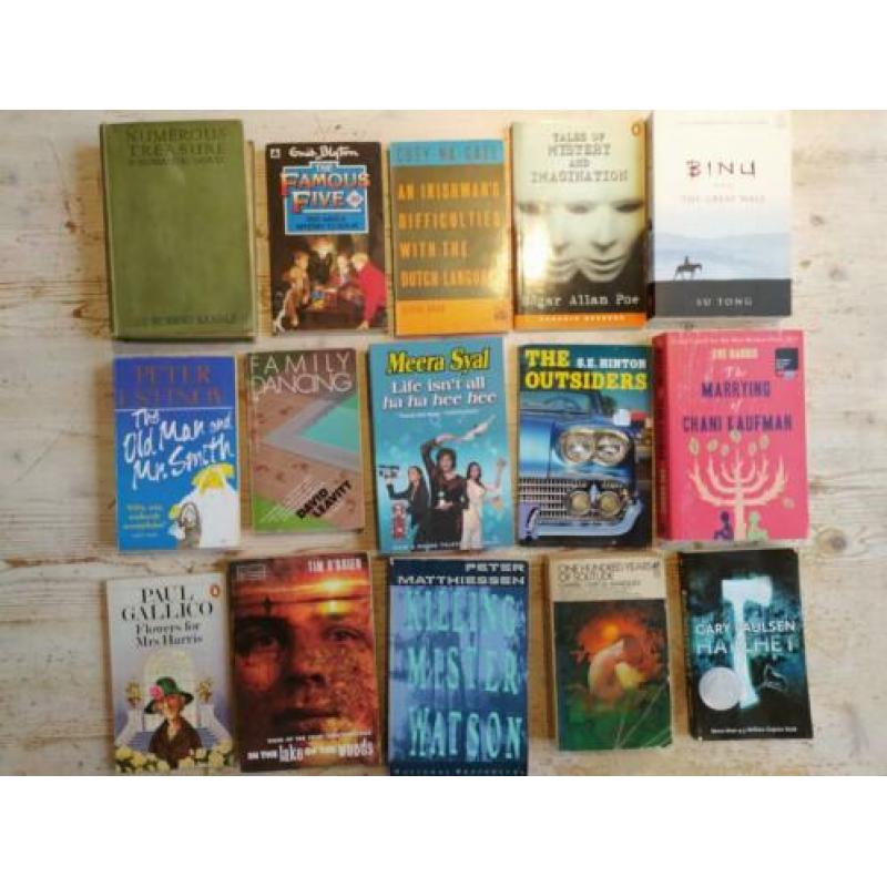 75 Engelstalige romans, o.a McEwan, Franzen, Tartt, Burton