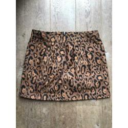 Eksept Shoeby panter print mini rokje maat 36 XS