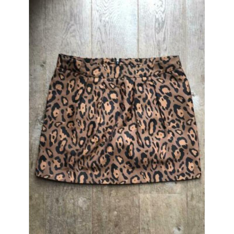 Eksept Shoeby panter print mini rokje maat 36 XS