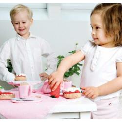 Afternoon theeset roze (24 delig) - Oskar&Ellen 2101