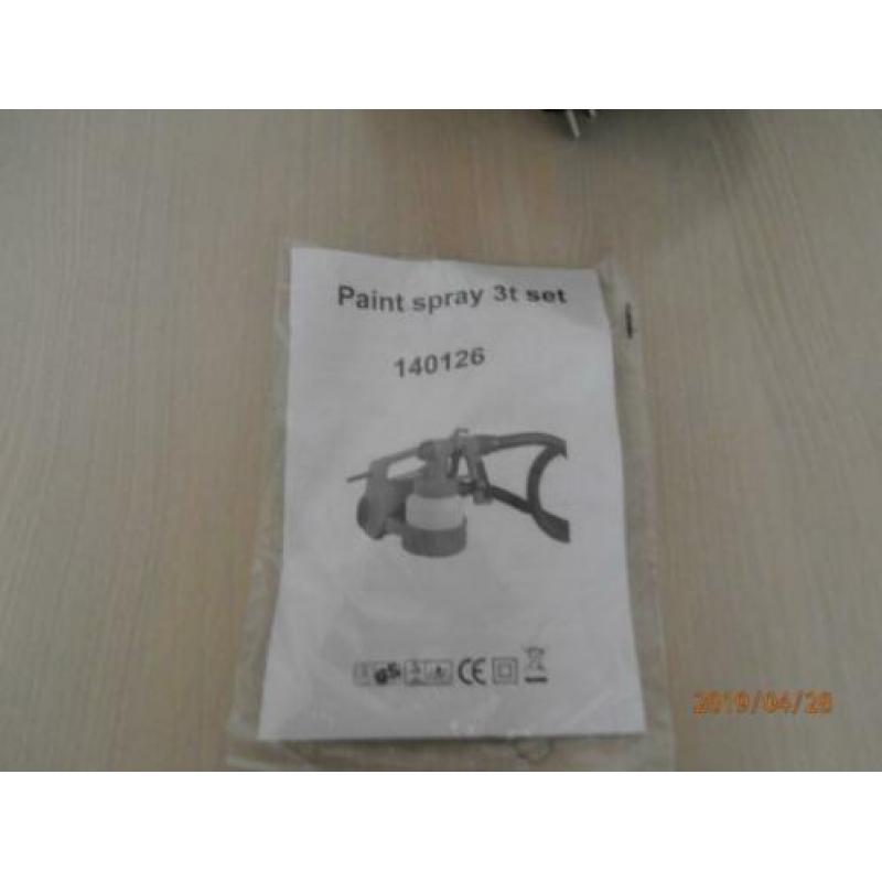 Verfspuit , Paint spray set