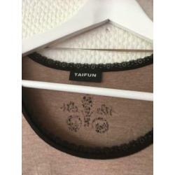 ZGAN *TAIFUN* Super Leuke Bruine Top Maat 44 [MP44] Erg mo