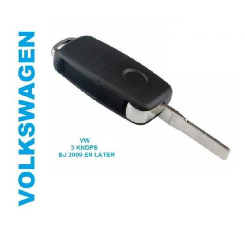 VW Auto sleutel VW Klapsleutel VW 3 knoppen Golf Polo Up GTI