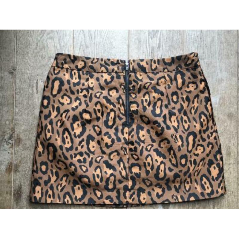 Eksept Shoeby panter print mini rokje maat 36 XS