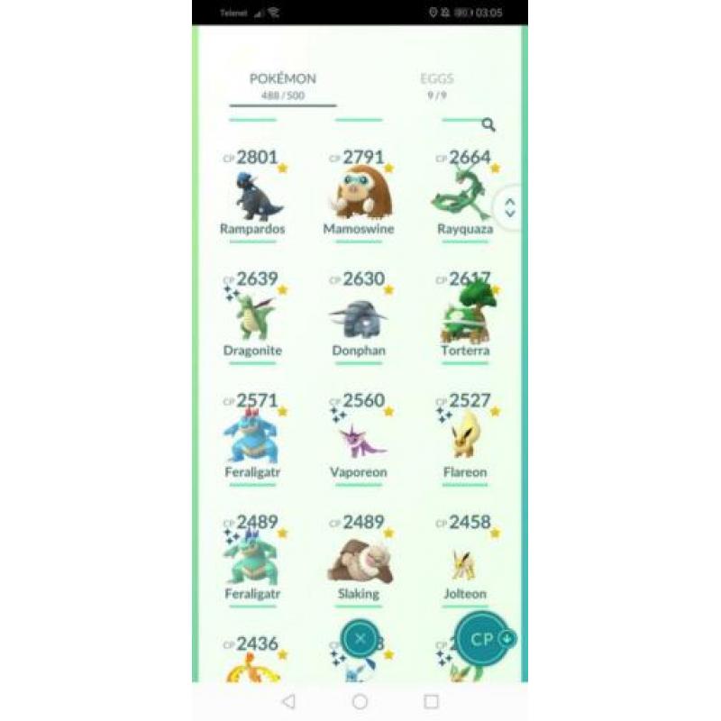 Pokémon go account lvl 33 vraag voor foto