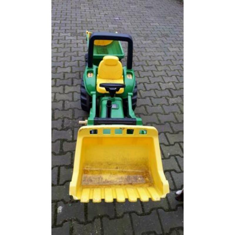 Tractor met kar . Groot model