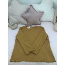 Zara | nieuw | longsleeve oker | mt 110