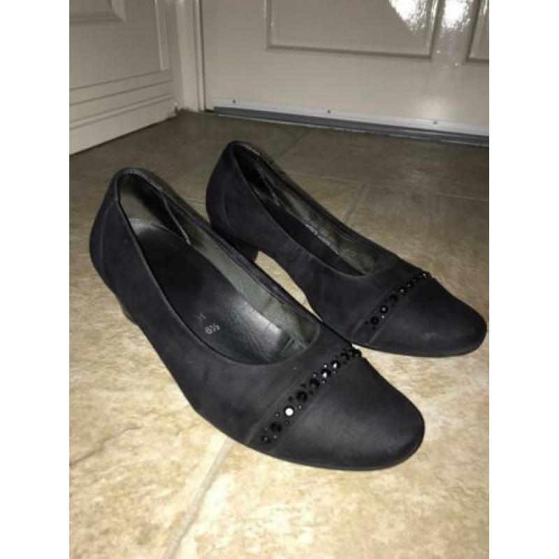 Donkerblauwe Gabor pumps maat 6 1/2