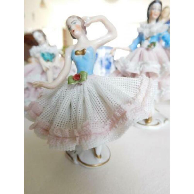 Dresden ballerina beeldje