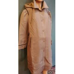 Vintage trenchcoat (80s/90s) met subtiele pofmouw ( MT M)