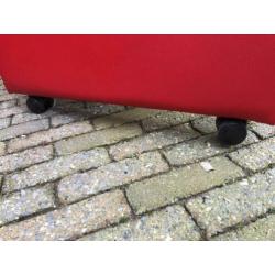 Schitterend rode design eetkamer stoelen