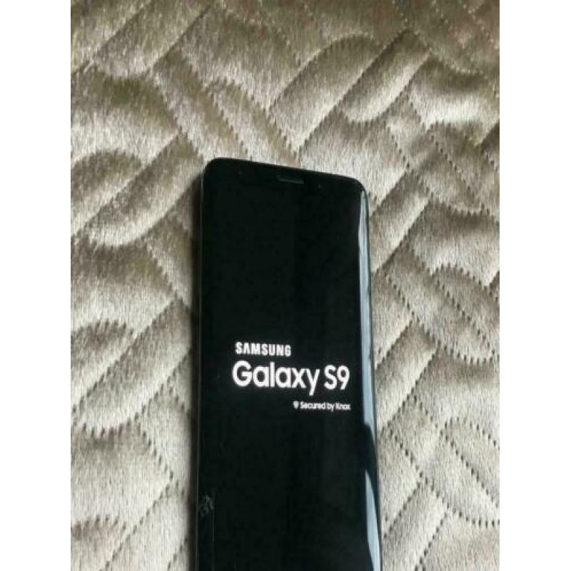 Samsung S9 met barst in het scherm werkt nog 100%