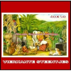 ¦ Diamond Painting Scenery/Farmers 40*50 Full-volledig