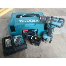 Makita DDF470 accu boormachine set 14.4v 3ah - brushless.