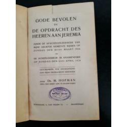 GODE BEVOLEN en DE OPDRACHT DES HEEREN AAN JEREMIA