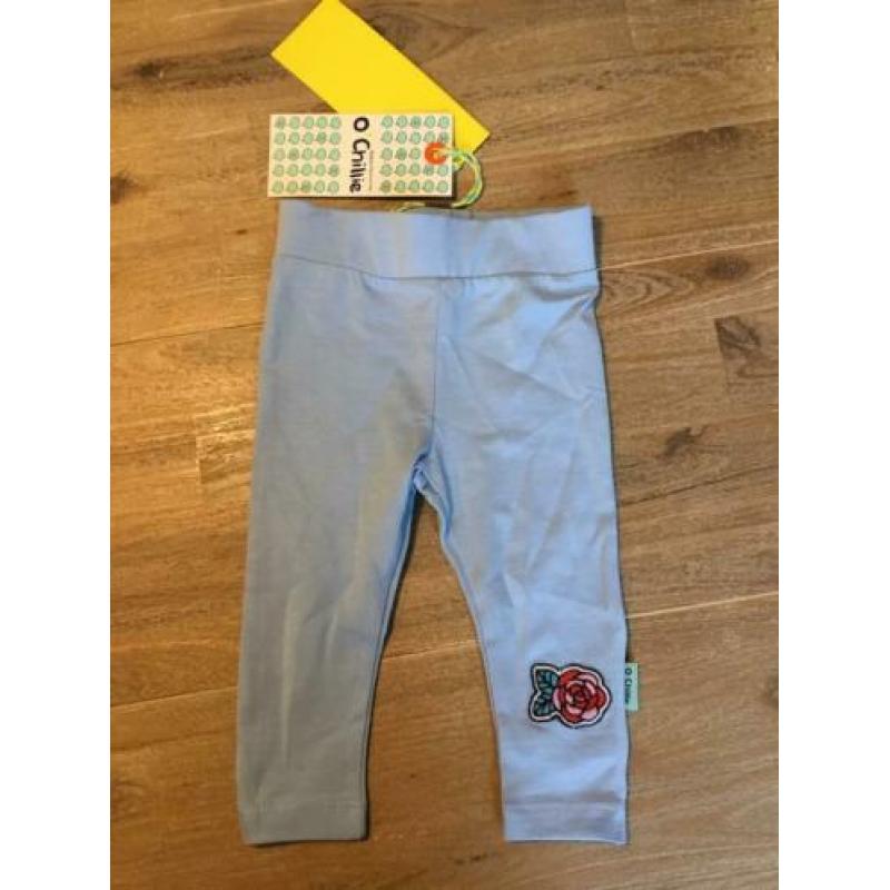 Nieuw setje O’Chillie lente rood jurkje stip en legging 86