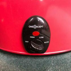 Slow Cooker zachte gaarder 6,5 liter 300w rood
