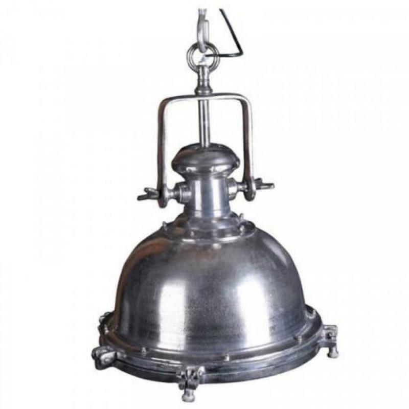 Industriële hanglamp chroom Thor ZGAN (ik heb 2 stuks)