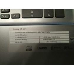Acer aspire E1 - 731