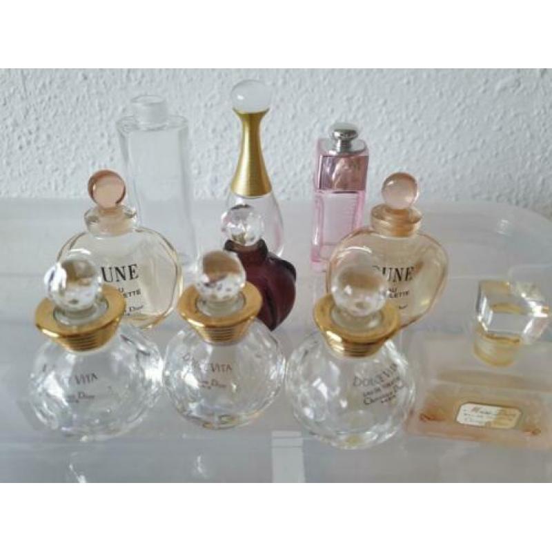 Lege miniatuur Dior 10 x