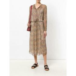 Isabel marant zijde maxi dress fr36 chifon zijde